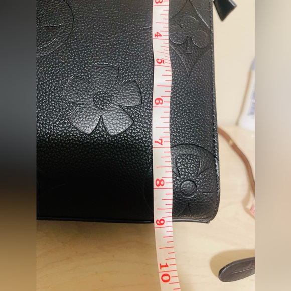 2 pc Black VEGAN LEATHER purse wallet set great gift holiday birthday gift - Picture 15 of 16